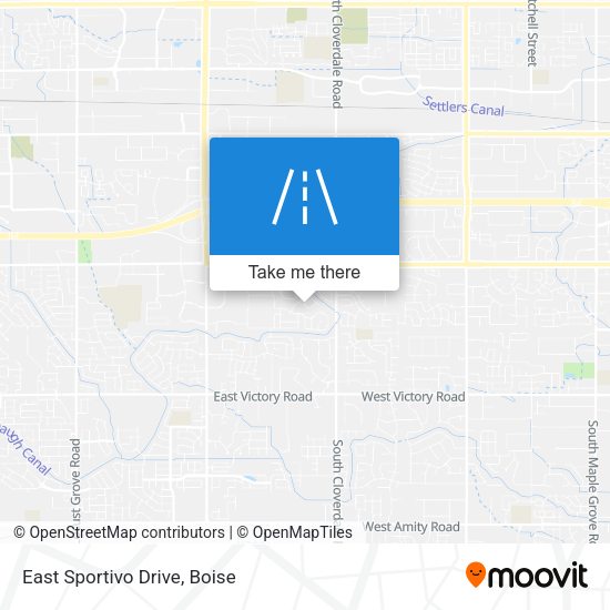 Mapa de East Sportivo Drive