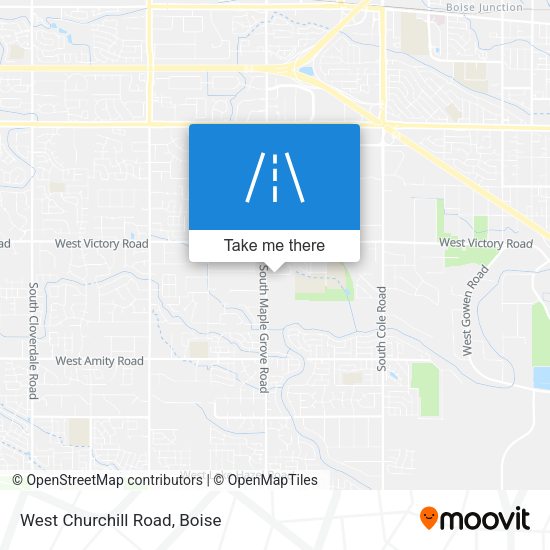 Mapa de West Churchill Road