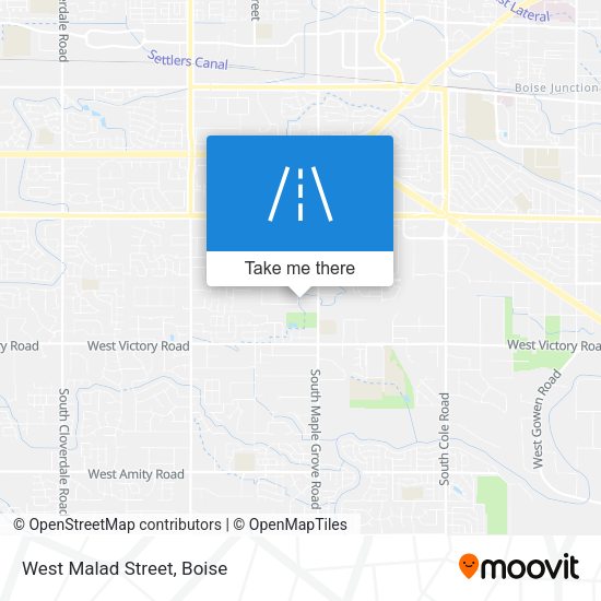 Mapa de West Malad Street