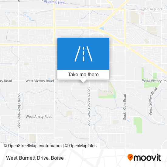Mapa de West Burnett Drive