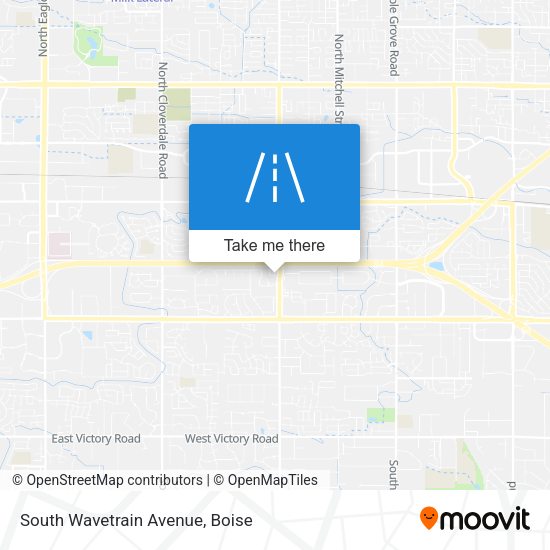 Mapa de South Wavetrain Avenue