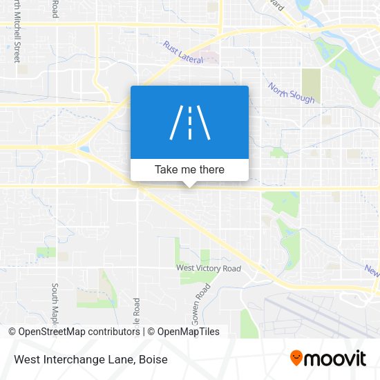 West Interchange Lane map