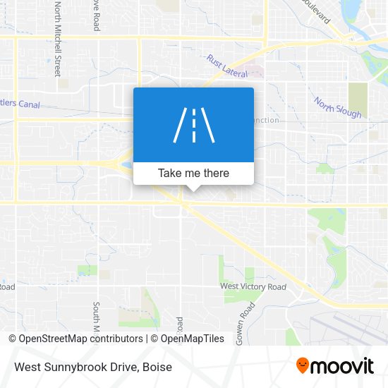 Mapa de West Sunnybrook Drive