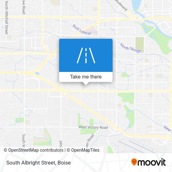 Mapa de South Albright Street