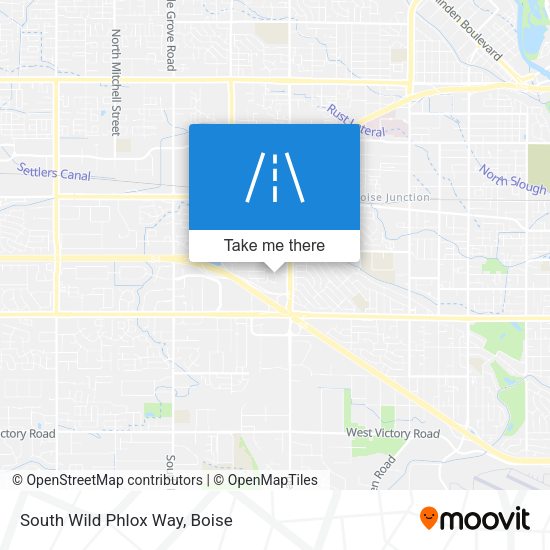 South Wild Phlox Way map