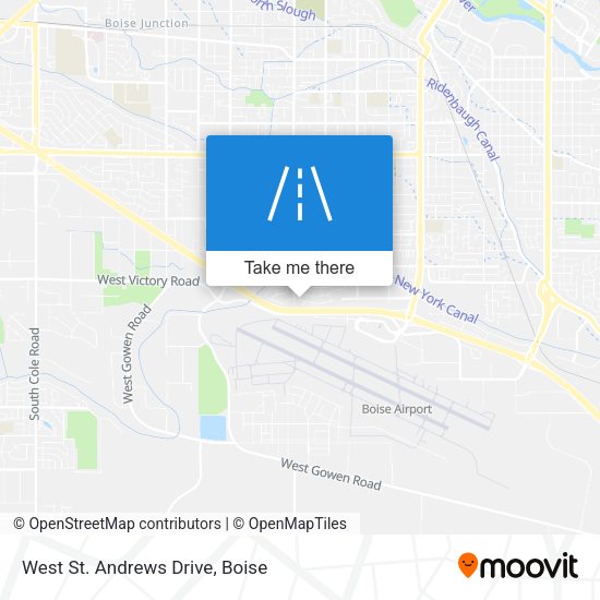 West St. Andrews Drive map