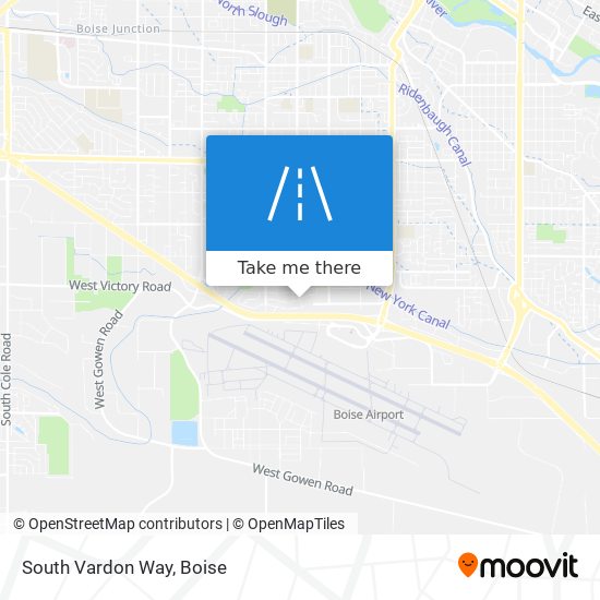 South Vardon Way map