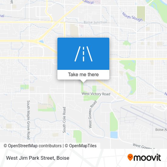 West Jim Park Street map