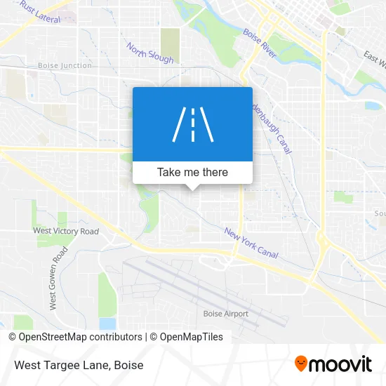 West Targee Lane map