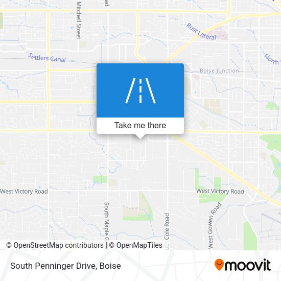 Mapa de South Penninger Drive