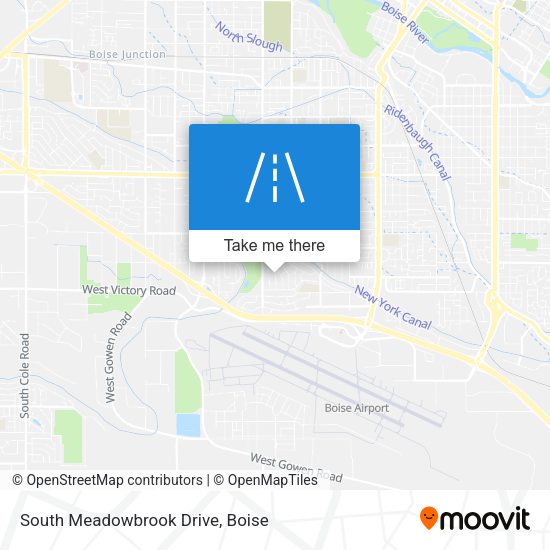 Mapa de South Meadowbrook Drive