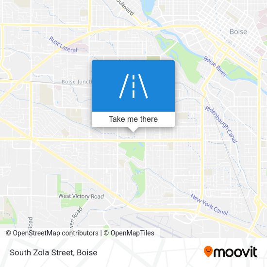 Mapa de South Zola Street