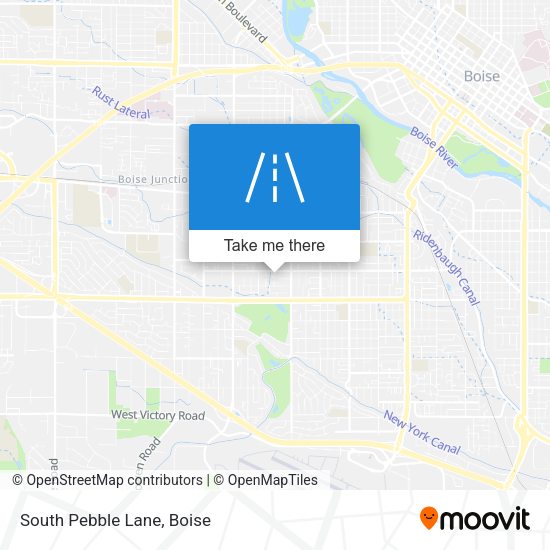Mapa de South Pebble Lane