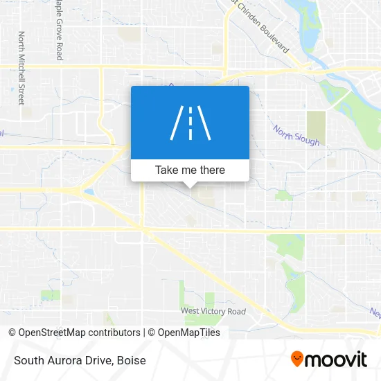 South Aurora Drive map