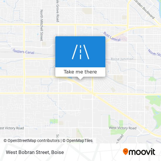 West Bobran Street map