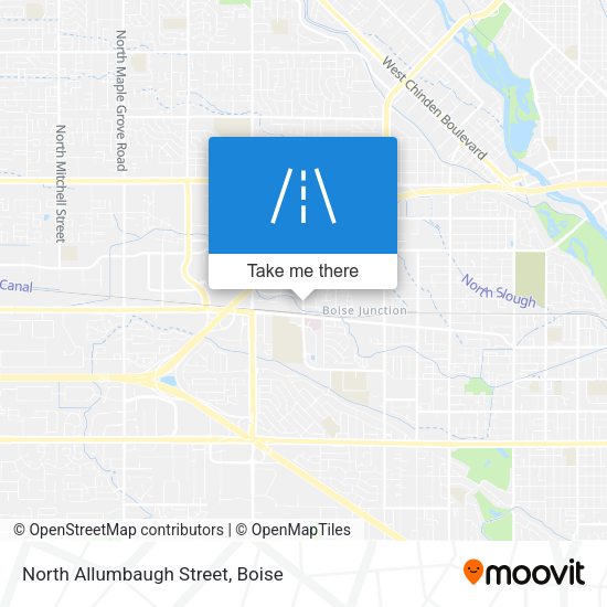 North Allumbaugh Street map