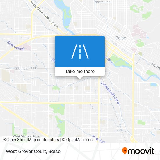 Mapa de West Grover Court