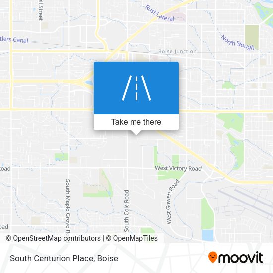 Mapa de South Centurion Place