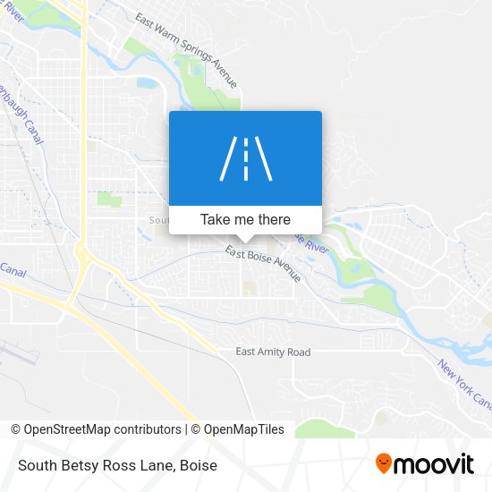 Mapa de South Betsy Ross Lane