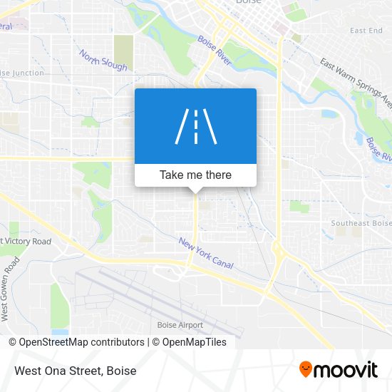 Mapa de West Ona Street