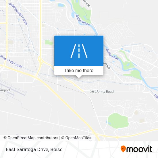 Mapa de East Saratoga Drive