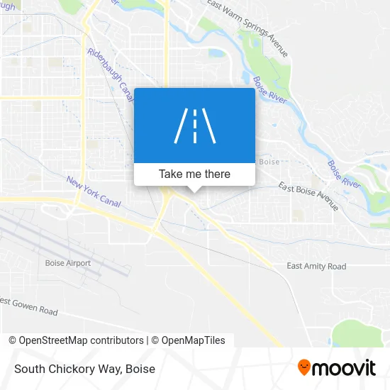 South Chickory Way map