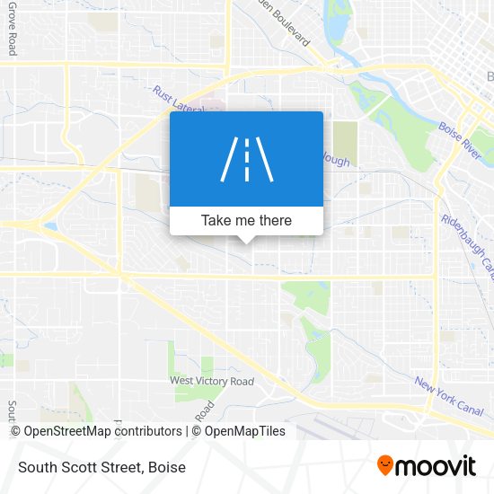 Mapa de South Scott Street