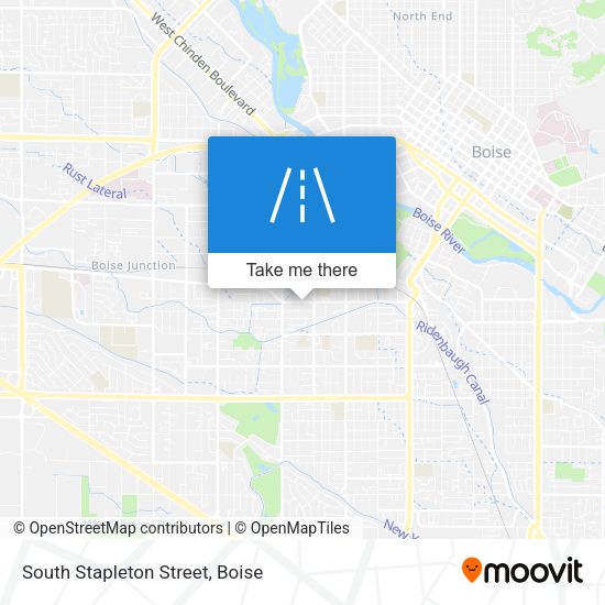 South Stapleton Street map
