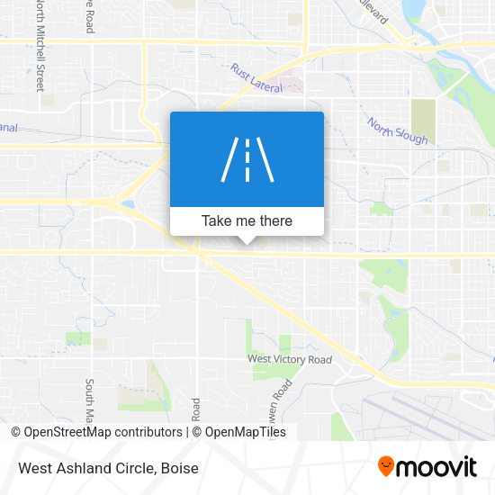 Mapa de West Ashland Circle