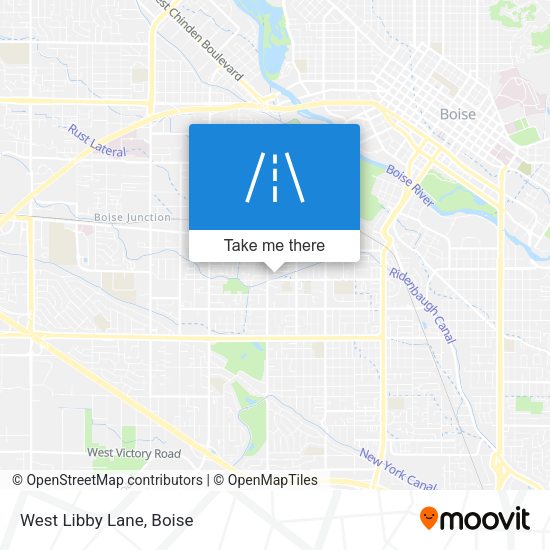 Mapa de West Libby Lane