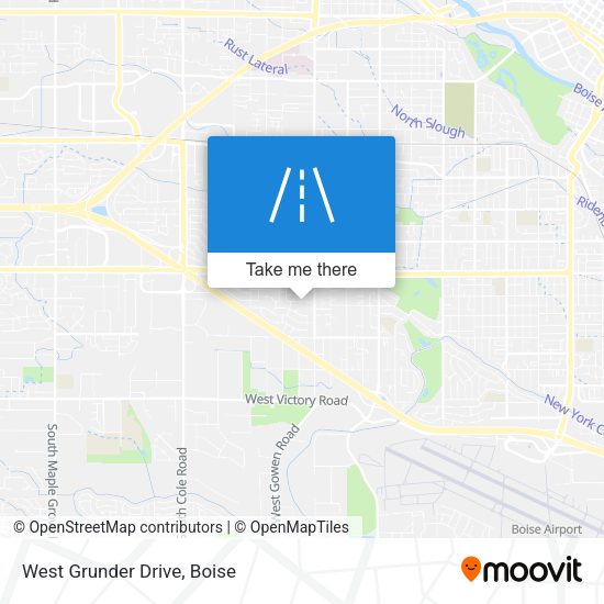 Mapa de West Grunder Drive