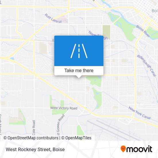 Mapa de West Rockney Street