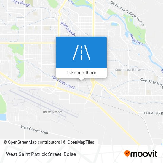 Mapa de West Saint Patrick Street