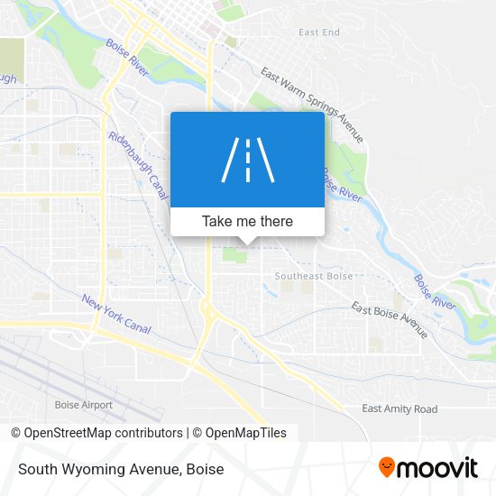 South Wyoming Avenue map
