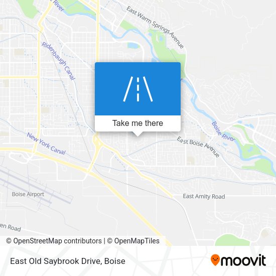 East Old Saybrook Drive map