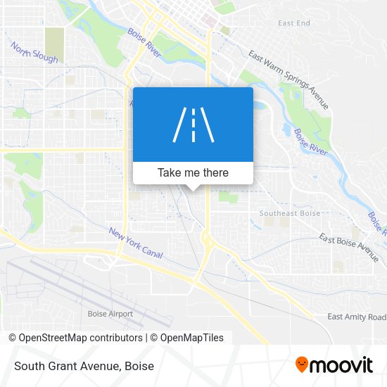 Mapa de South Grant Avenue