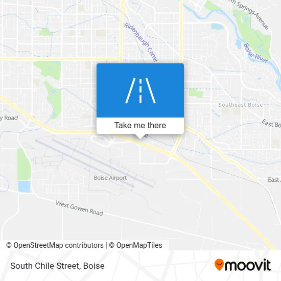 South Chile Street map