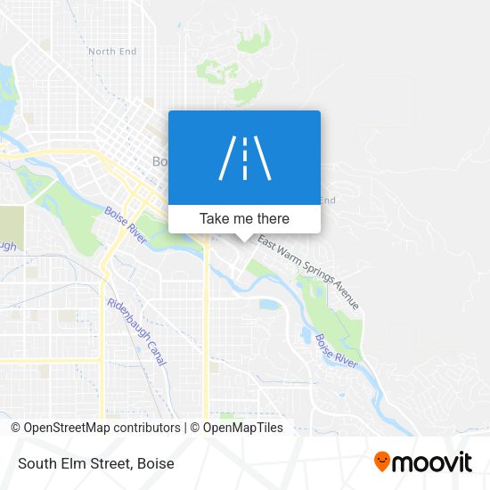 Mapa de South Elm Street