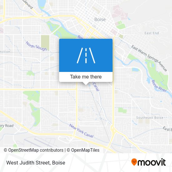 Mapa de West Judith Street