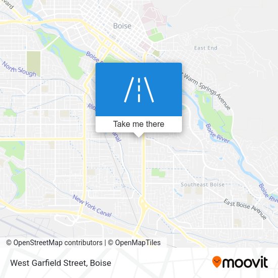 West Garfield Street map
