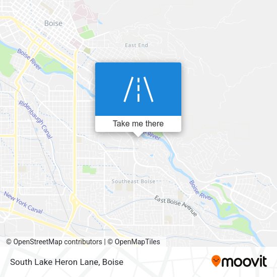 South Lake Heron Lane map