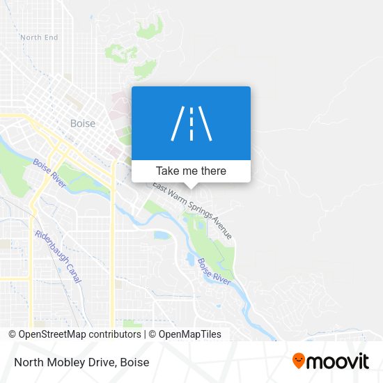 North Mobley Drive map