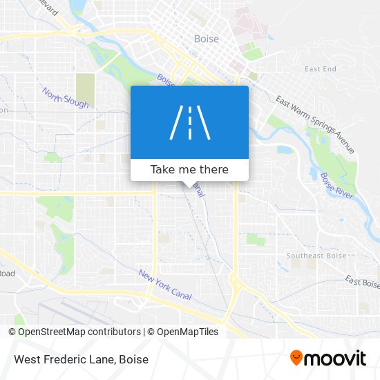 West Frederic Lane map