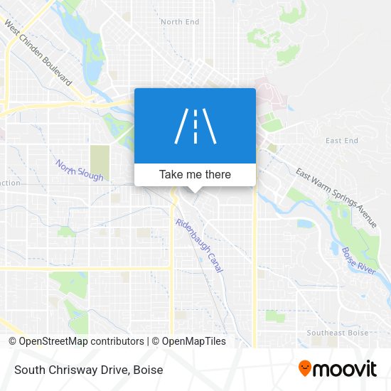 South Chrisway Drive map