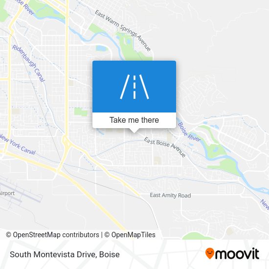Mapa de South Montevista Drive