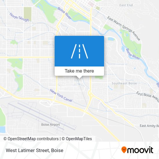 West Latimer Street map