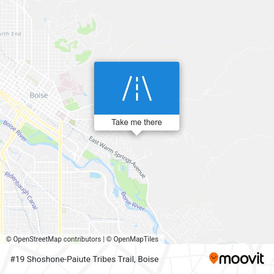 #19 Shoshone-Paiute Tribes Trail map
