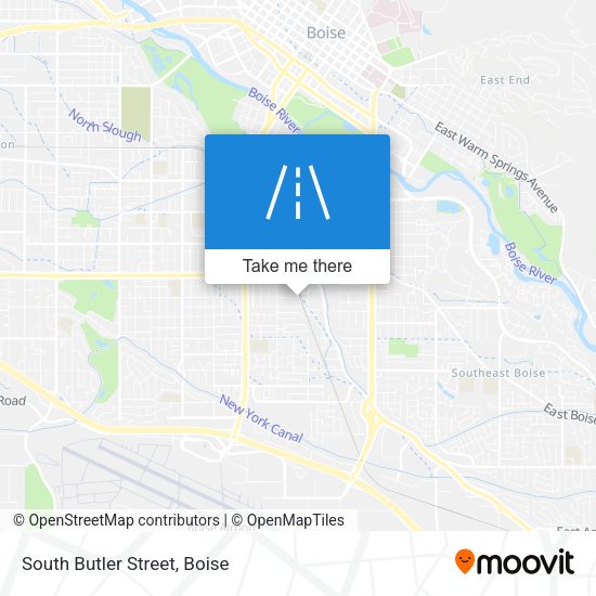 Mapa de South Butler Street
