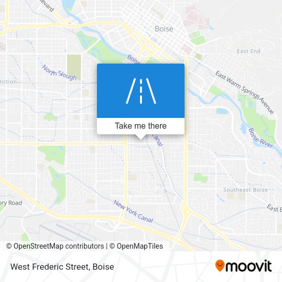 West Frederic Street map