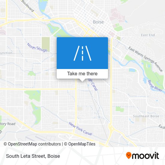 Mapa de South Leta Street